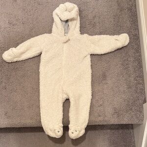 Carter's Cream Fleece Kids Footie